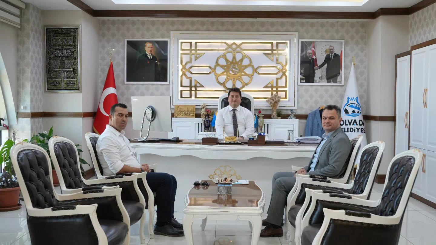 Türk Telekom Afyonkarahisar İl Müdürü Mehmet Uludoğan ve Müdür Yardımcısı