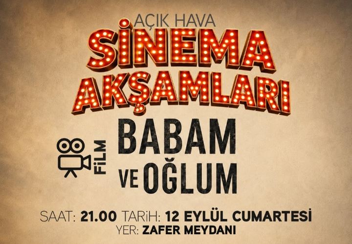 Afyonkarahisar Belediyesi tarafından düzenlenen Açık Hava Sinema Akşamları devam ediyor.