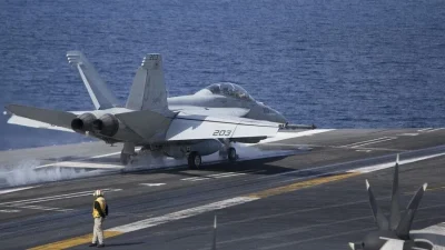 ABD'ye ait USS Dwight D. Eisenhower uçak gemisinde meydana gelen