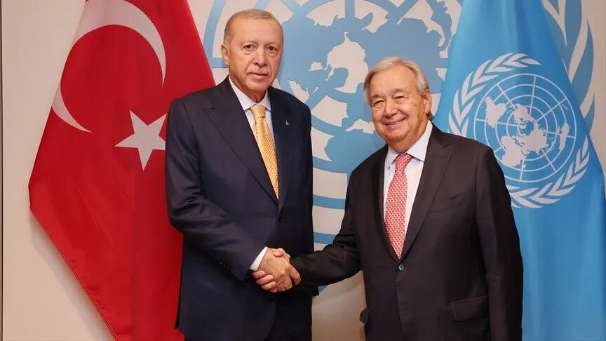 Cumhurbaşkanı Erdoğan, Birleşmiş Milletler'in (BM) 81. Genel Kurul görüşmelerinde katılımcılara