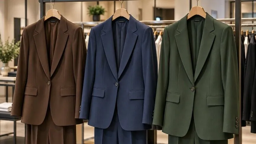 Hazır giyimde yeni dönemin moda renkleri olarak kahverengi, mavi ve