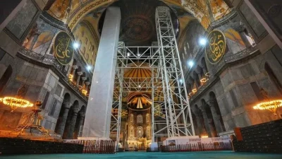 Ayasofya-i Kebir Cami-i Şerifi’nde yürütülen Cumhuriyet tarihinin en büyük ve