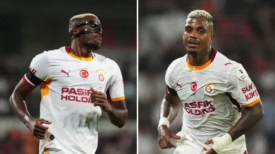 Galatasaray, Victor Osimhen ile Mario Lemina'nın kasık adale grubunda ileri-orta