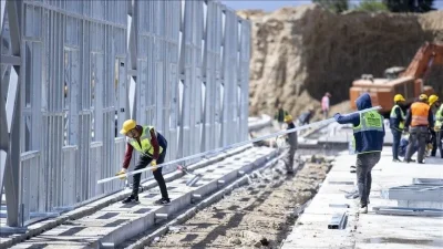 İnşaat maliyet endeksi, temmuzda aylık bazda yüzde 1,15, yıllık yüzde