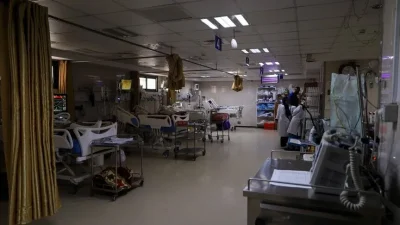 İsrail ablukasının sürdüğü Gazze Şeridi'ndeki Kuveyt Sahra Hastanesi, yakıt tedarikinin