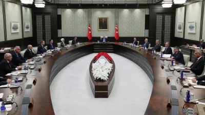Cumhurbaşkanlığı Kabinesi, Cumhurbaşkanı Recep Tayyip Erdoğan başkanlığında toplandı.
