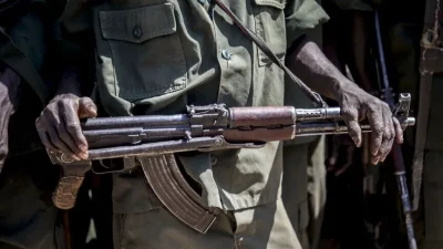 Sudan'ın Kuzey Kurdufan eyaletinde Hızlı Destek Kuvvetlerinin (HDK) adliye binasına
