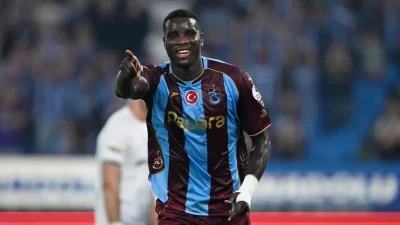 Trendyol Süper Lig'in 4. haftasında Gençlerbirliği'ni 5-0 yenen Trabzonspor'da attığı