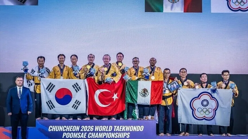 Türkiye, 2026 Dünya Tekvando Poomsae Şampiyonası'nı 1 altın ve 2