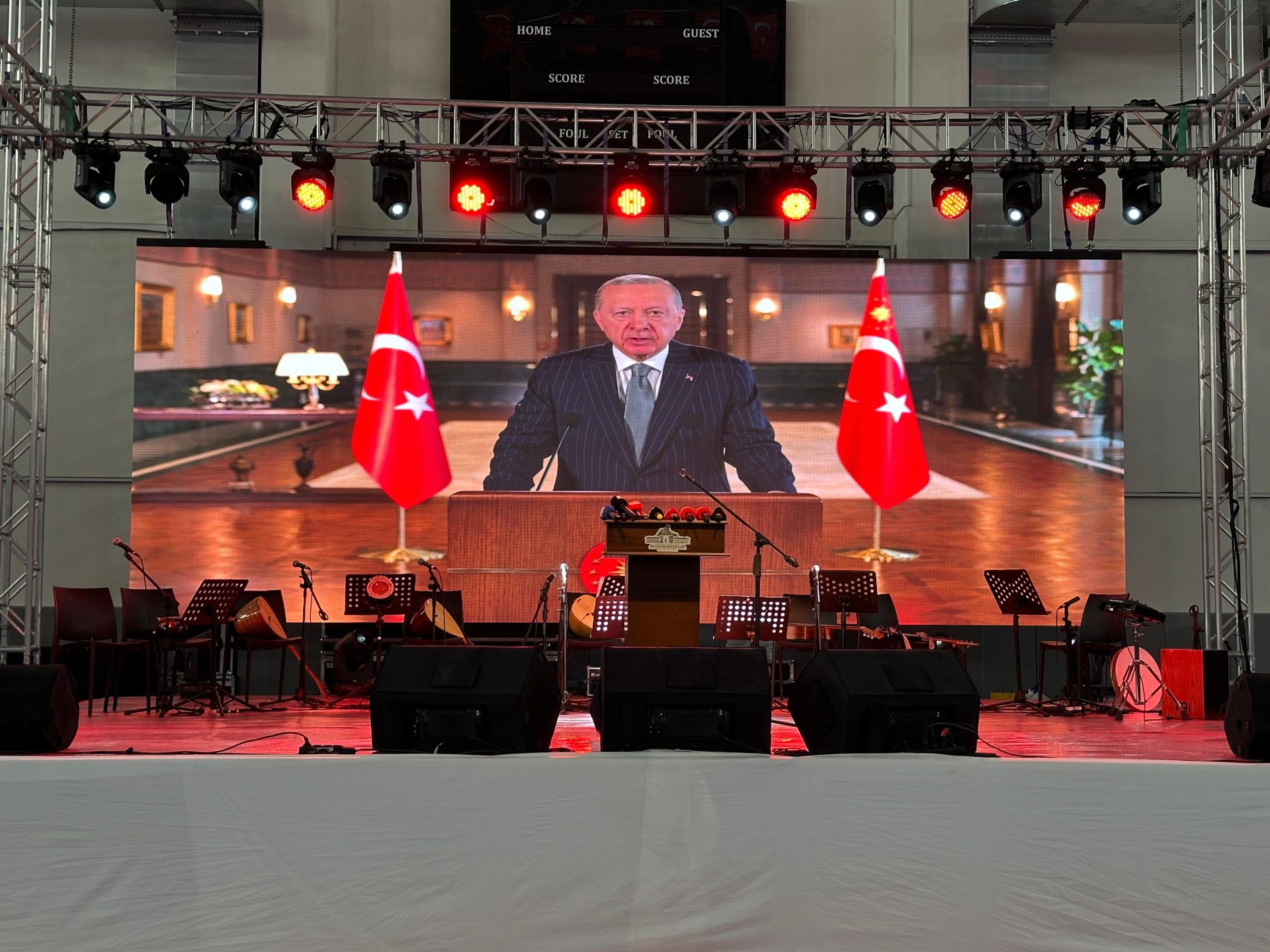 29 Ekim Cumhuriyet Bayramı töreni başladı