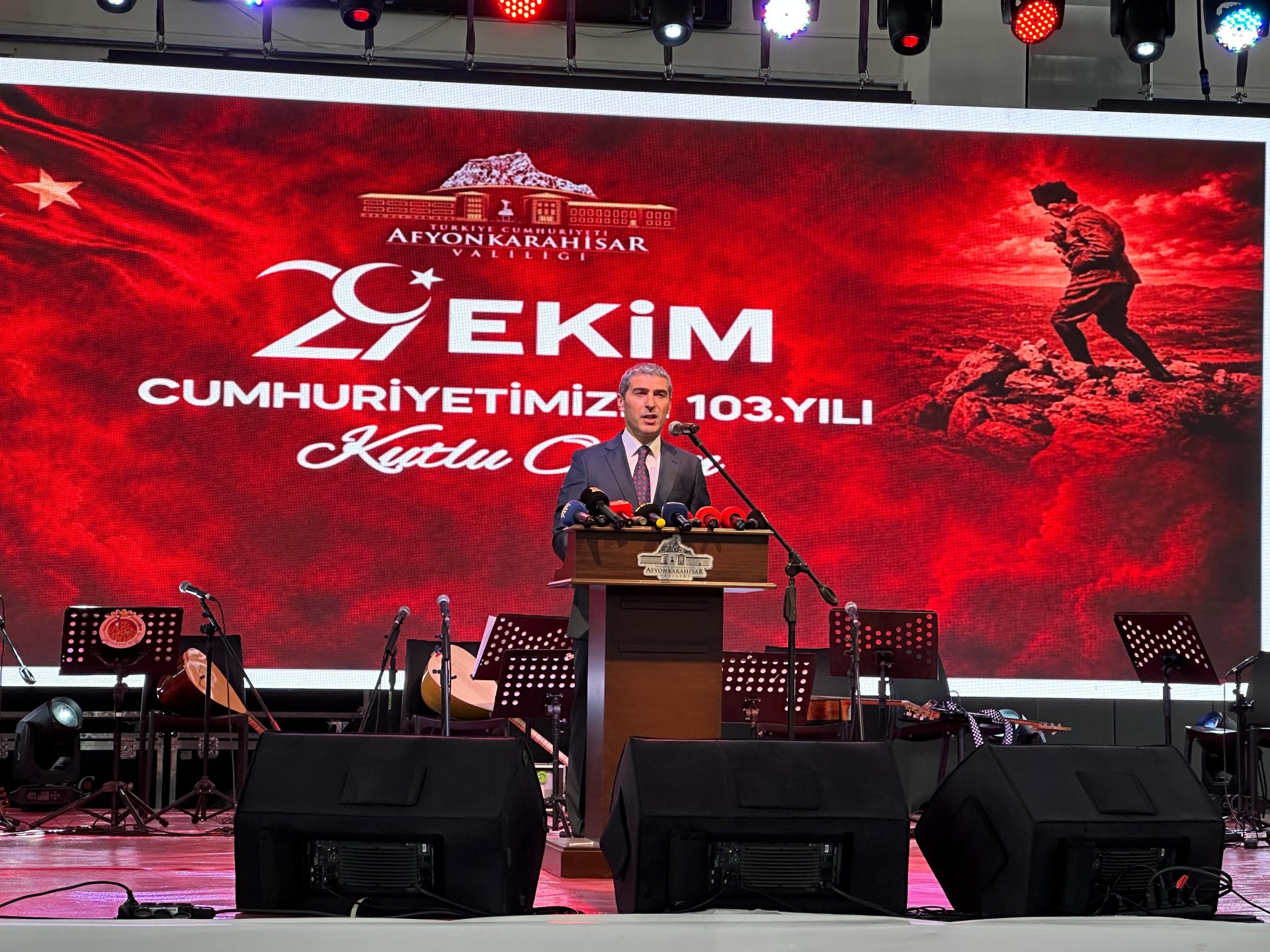 29 Ekim Cumhuriyet Bayramı töreni başladı