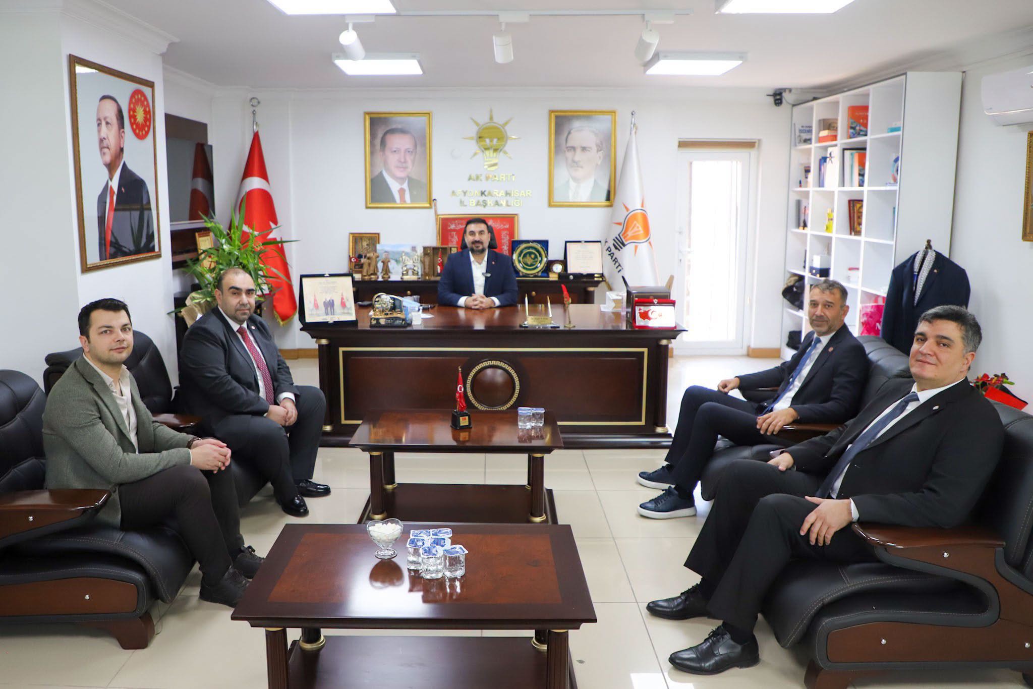 Birlik Haber-Sen Afyonkarahisar İl Temsilcisi Mehmet Saray ve Afyonkarahisar Eczacı