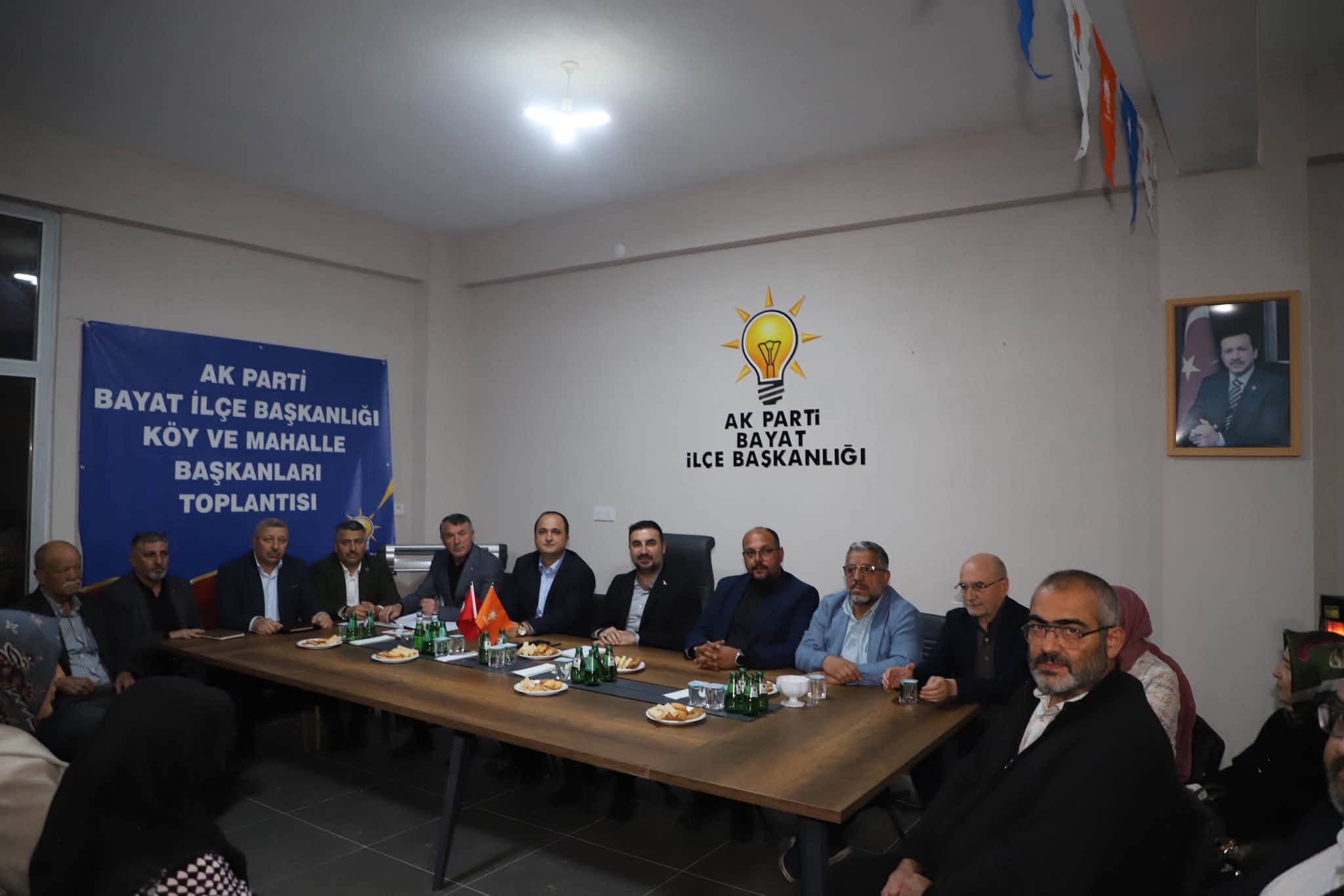 AK Parti Bayat’ta teşkilat buluşması
