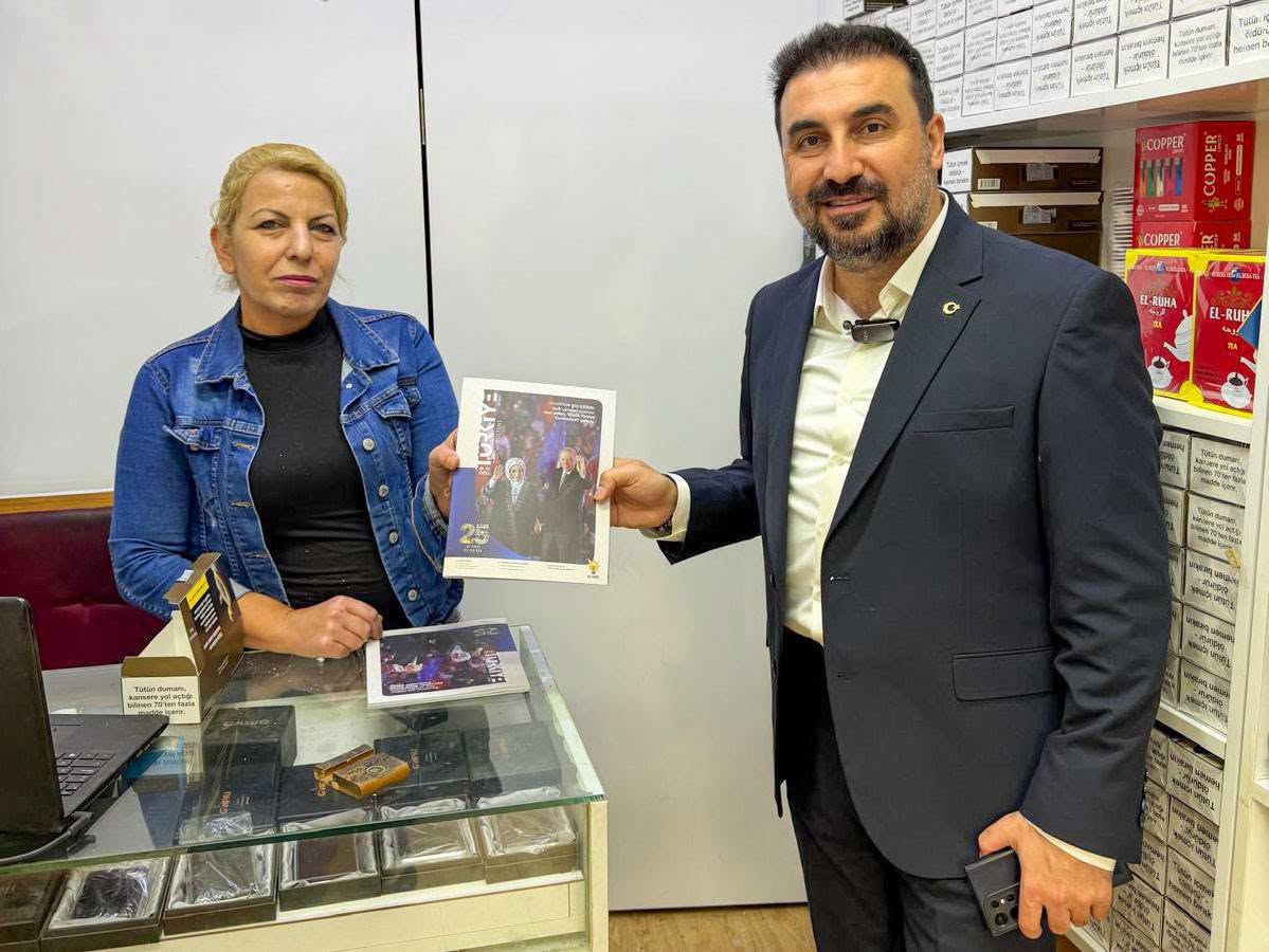 AK Parti teşkilatından esnaf ve vatandaşlara ziyaret