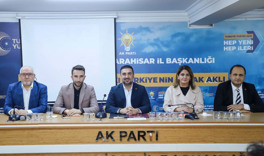 AK Parti Afyonkarahisar İl Başkanlığının haftalık İl Yönetim Kurulu Toplantısı,