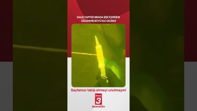 Dalış yaptığı sırada şişe içerisine gizlenmiş büyü ele geçirdi… 📶https://kanal3.com.tr/