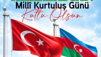 Afyonkarahisar Belediye Başkanı Burcu Köksal, Azerbaycan’ın Bağımsızlık Günü dolayısıyla yaptığı
