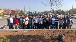 AK Parti Afyonkarahisar İl Başkanı Dr. Özgür Kavak, köy muhtarlarıyla