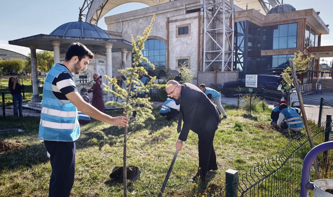 Afyonkarahisar’da Diyanet Gençlik Merkezi tarafından belediye iş birliğiyle "Bir Fidan