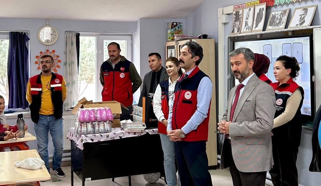 Afyonkarahisar’da 16 Ekim Dünya Gıda Günü dolayısıyla öğrencilere yönelik gıda