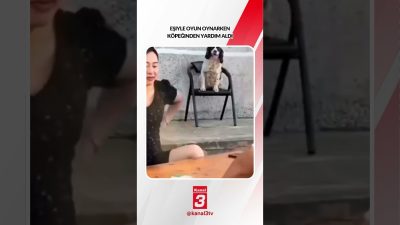 Kanal 3Çar, Ekim 14, 2026 2:00pmURL:Embed:Eşiyle oyun oynarken köpeğinden yardım