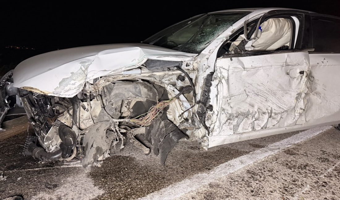 Afyonkarahisar'da tır ile otomobilin çarpışması sonucu yaşanan trafik kazasında 1