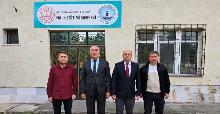 Emirdağ İlçe Millî Eğitim Müdürü Gürkan Emeksiz, Emirdağ'da Halk Eğitim