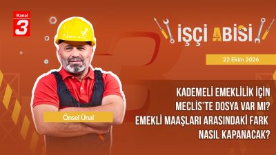 Kanal 3Per, Ekim 22, 2026 5:30pmURL:Embed:İşçi Abisi | 22 Ekim