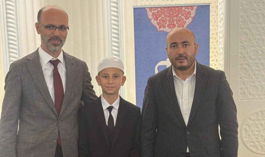 Afyonkarahisar’ın gururu Ahmet Çakır, Kur’an-ı Kerim’i Güzel Okuma Yarışması Ege