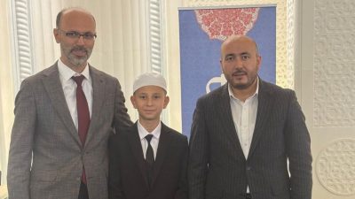 Afyonkarahisar’ın gururu Ahmet Çakır, Kur’an-ı Kerim’i Güzel Okuma Yarışması Ege