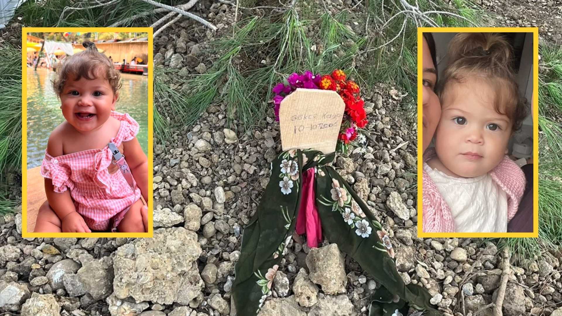 Antalya'nın Serik ilçesinde 13 aylık Gökçe Kaya isimli bebek, diş