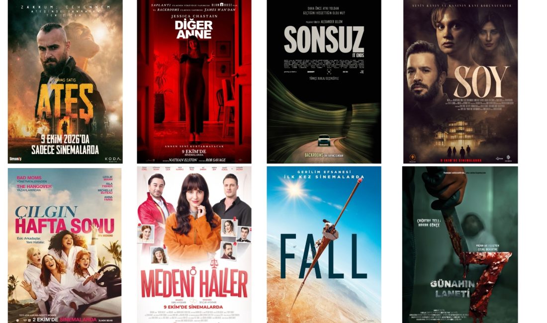 Bu hafta sinema salonlarında 8 film vizyona girdi.