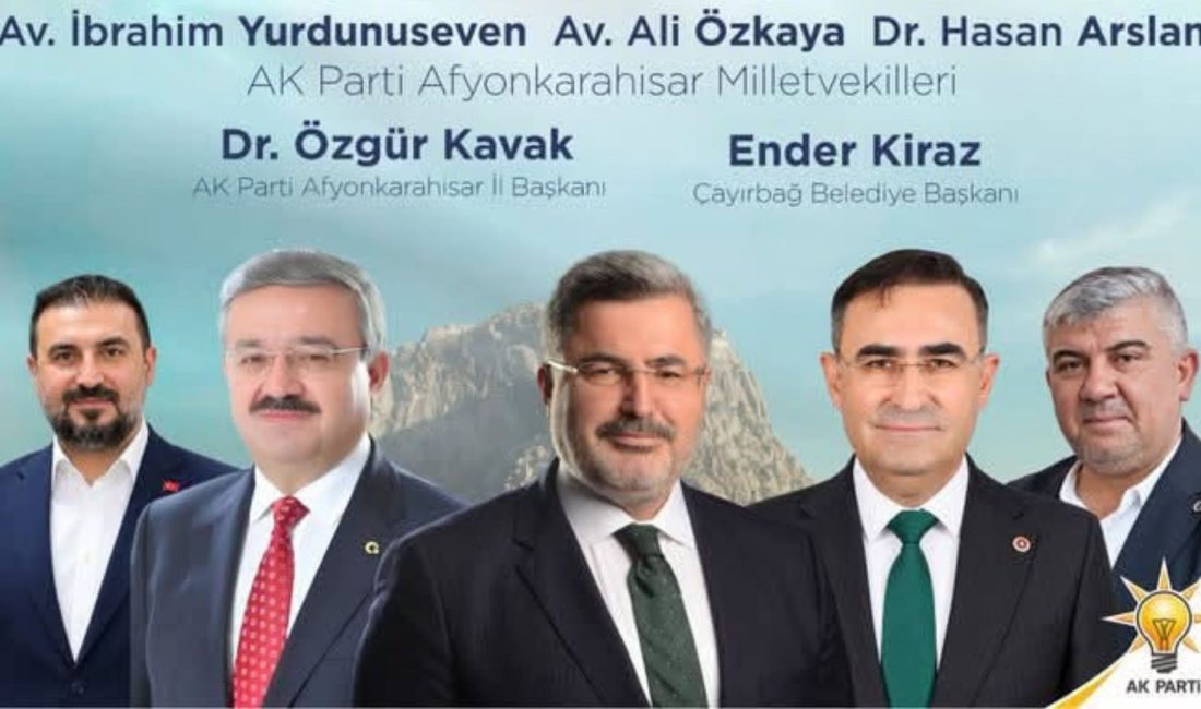 AK Parti Afyonkarahisar Milletvekilleri İbrahim Yurdunuseven, Ali Özkaya ve Hasan