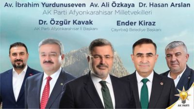 AK Parti Afyonkarahisar Milletvekilleri İbrahim Yurdunuseven, Ali Özkaya ve Hasan