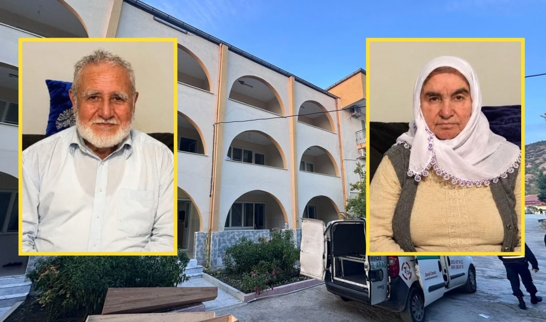 Denizli'nin Pamukkale ilçesinde bir pansiyonda konaklayan yaşlı çift, iki gün