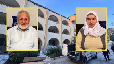 Denizli'nin Pamukkale ilçesinde bir pansiyonda konaklayan yaşlı çift, iki gün
