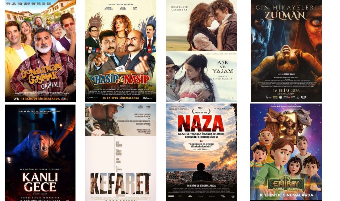 16 Ekim Cuma günü 10 yeni film vizyona girdi.