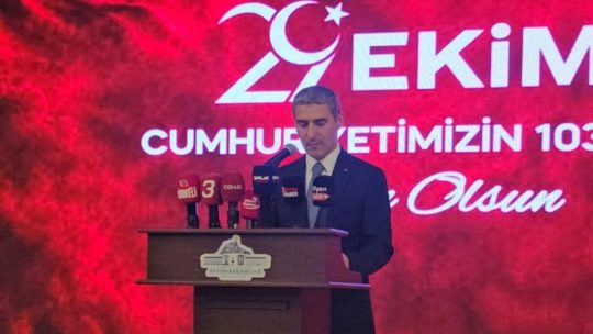 Afyonkarahisar Valisi Dr. Naci Aktaş, Cumhuriyet’in 103’üncü yıl dönümü dolayısıyla