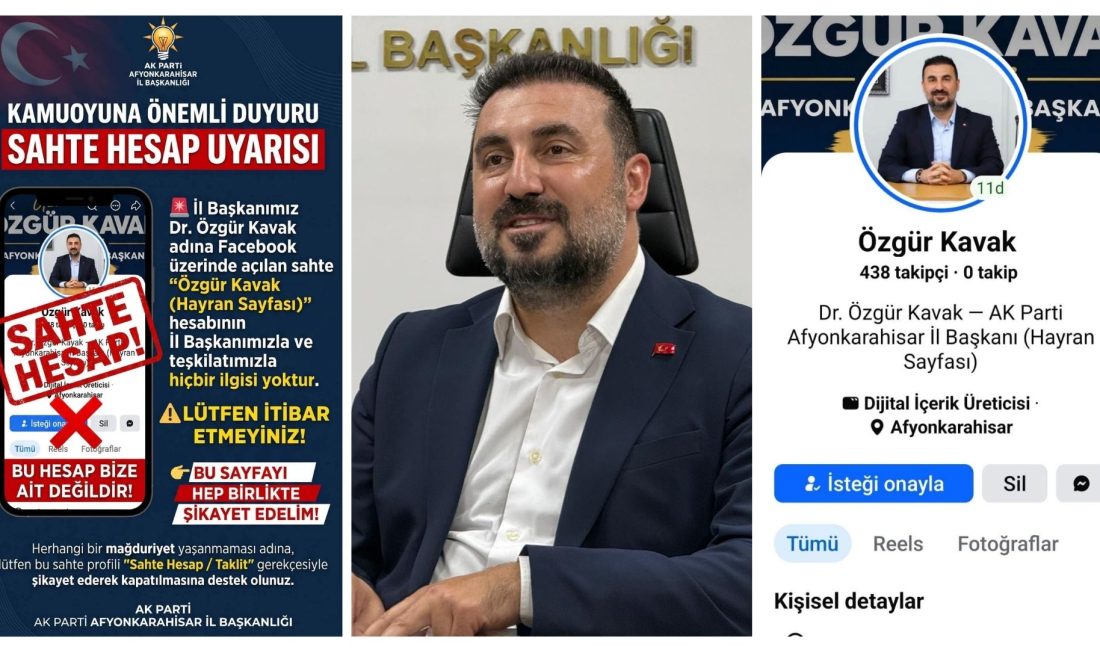 AK Parti Afyonkarahisar İl Başkanlığı, İl Başkanı Dr. Özgür Kavak