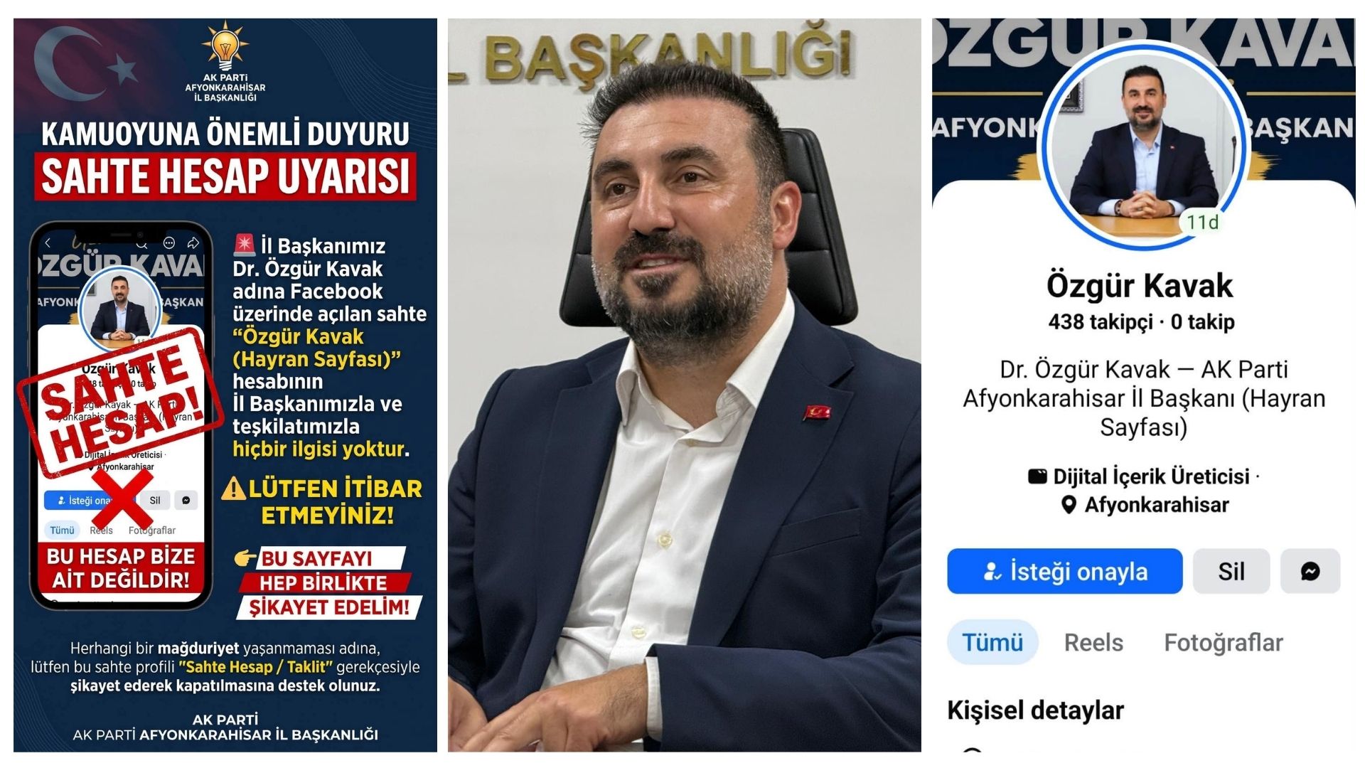 AK Parti Afyonkarahisar İl Başkanlığı, İl Başkanı Dr. Özgür Kavak