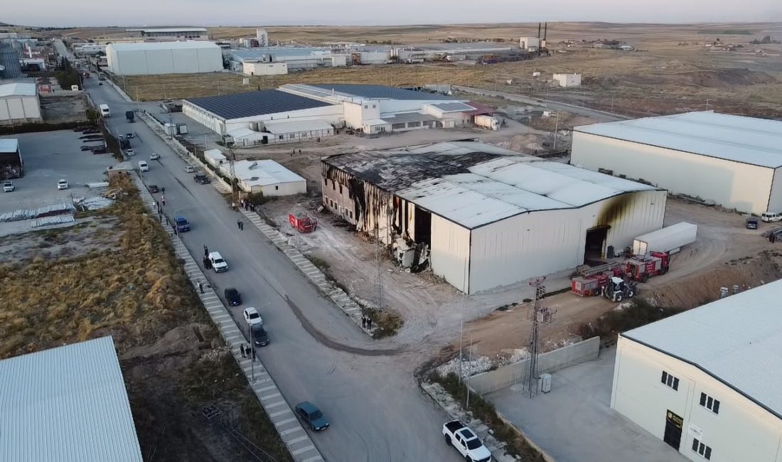 Afyonkarahisar’ın Emirdağ ilçesindeki Organize Sanayi Bölgesi’nde (OSB) faaliyet gösteren bir