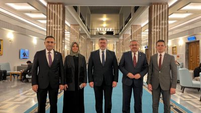 AK Parti Afyonkarahisar milletvekilleri İbrahim Yurdunuseven, Ali Özkaya ve Hasan