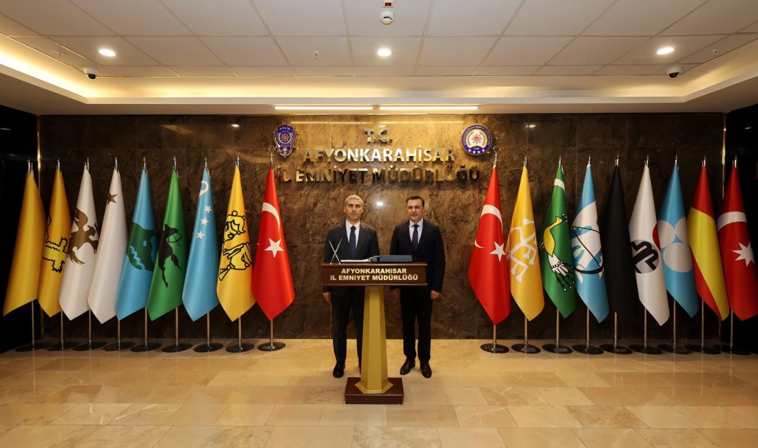 Afyonkarahisar Valisi Dr. Naci Aktaş, Afyonkarahisar İl Emniyet Müdürlüğü görevine