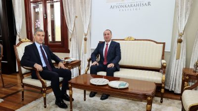 Uşak İl Milli Eğitim Müdürü Halil Yücel, Afyonkarahisar Valisi Dr.