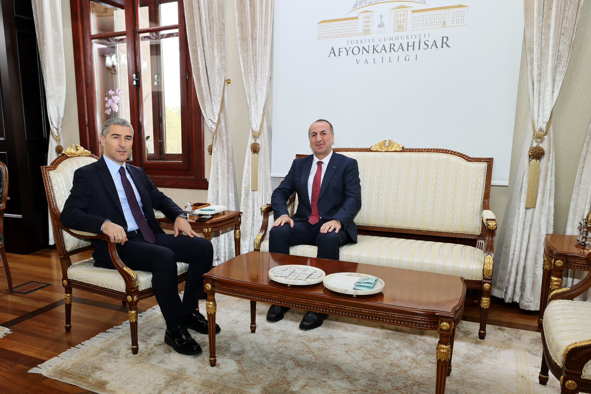 Uşak İl Milli Eğitim Müdürü Halil Yücel, Afyonkarahisar Valisi Dr.