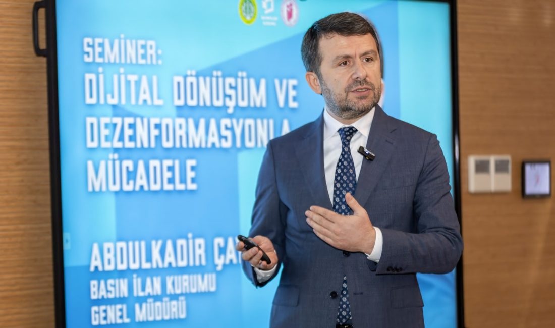 Basın İlan Kurumu (BİK) Genel Müdürü Abdulkadir Çay, İstanbul Üniversitesi