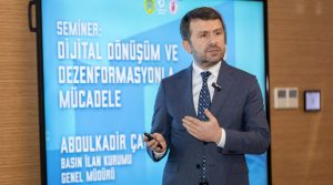 Basın İlan Kurumu (BİK) Genel Müdürü Abdulkadir Çay, İstanbul Üniversitesi