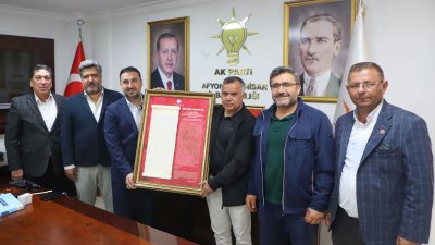 AK Parti Hocalar İlçe Başkanı Salih Sarı, Hocalar Belediye Başkanı