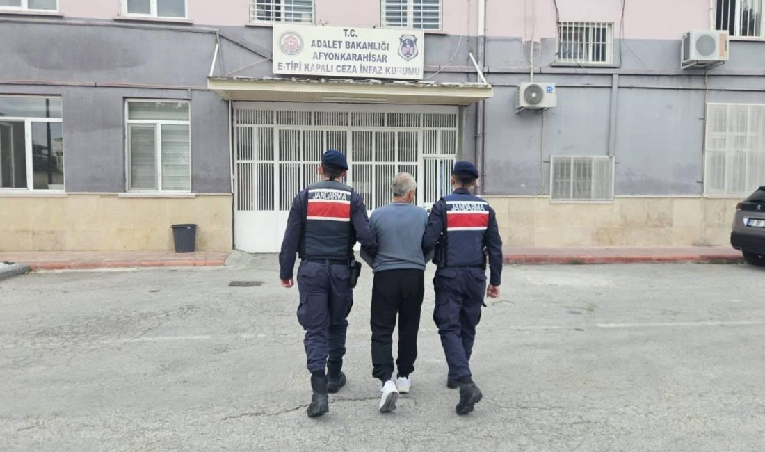 Afyonkarahisar’ın İhsaniye ilçesinde jandarma ekiplerince gerçekleştirilen çalışmada, hakkında 19 yıl