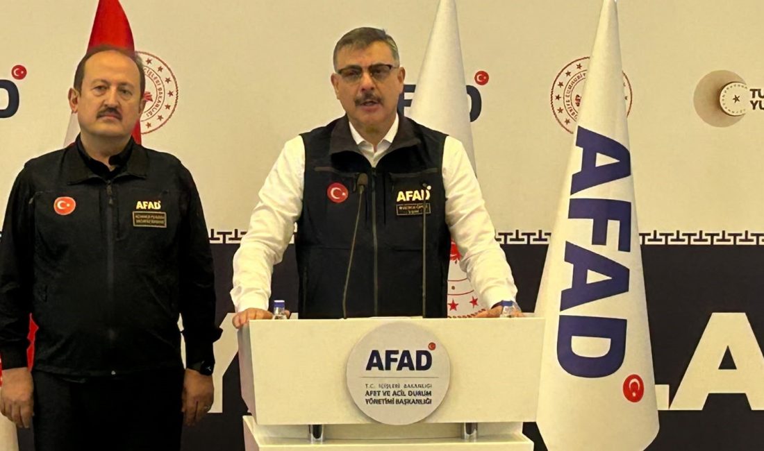 İçişleri Bakanı Mustafa Çiftçi, İstanbul’da meydana gelen sel ve su